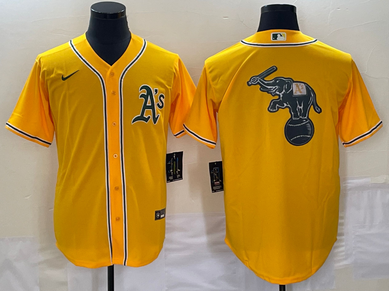 Men's Oakland Athletics Gold Alternate Jersey
